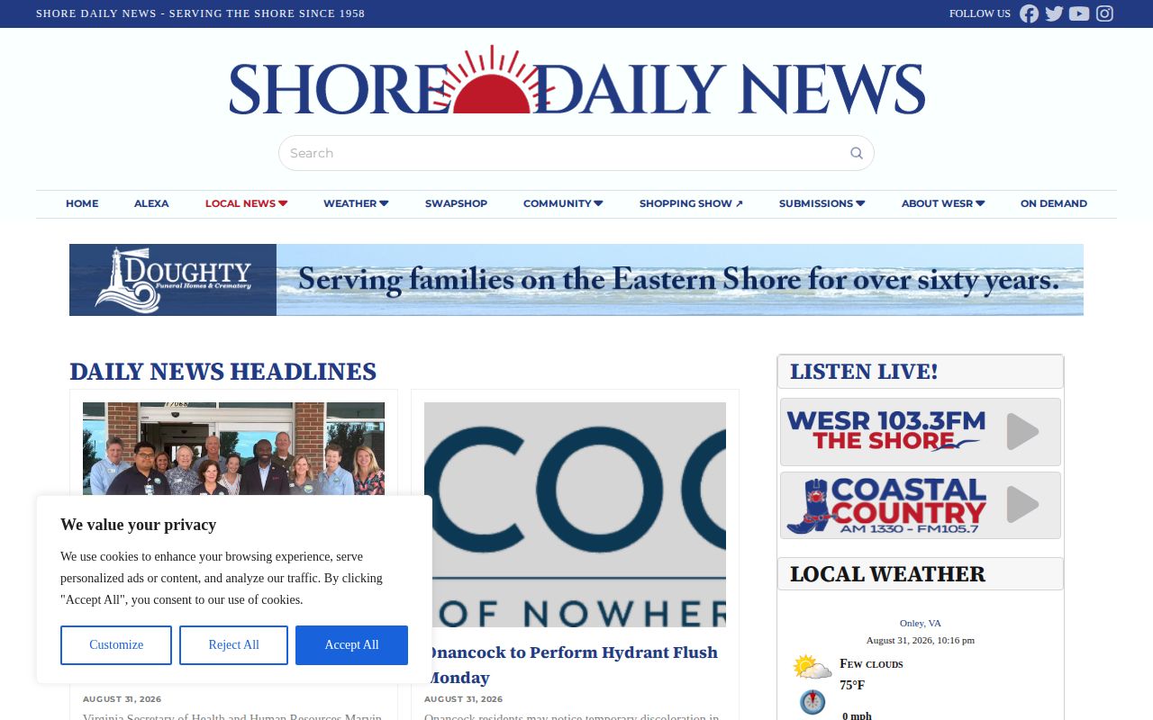Northampton County court and arrest headlines at Shore Daily News